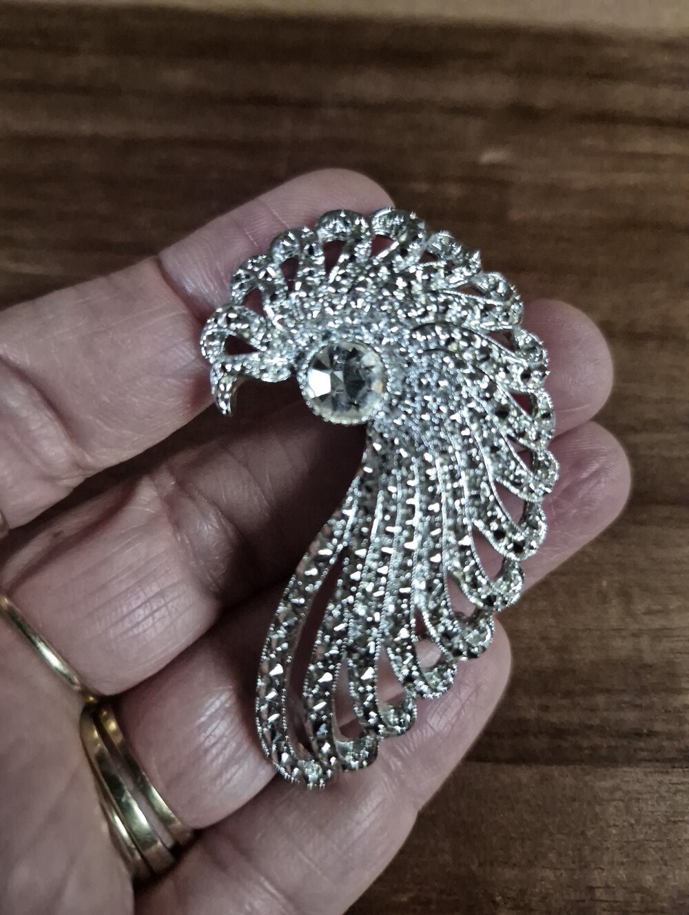 Vintage Sarah Coventey Rhinestone Brooch